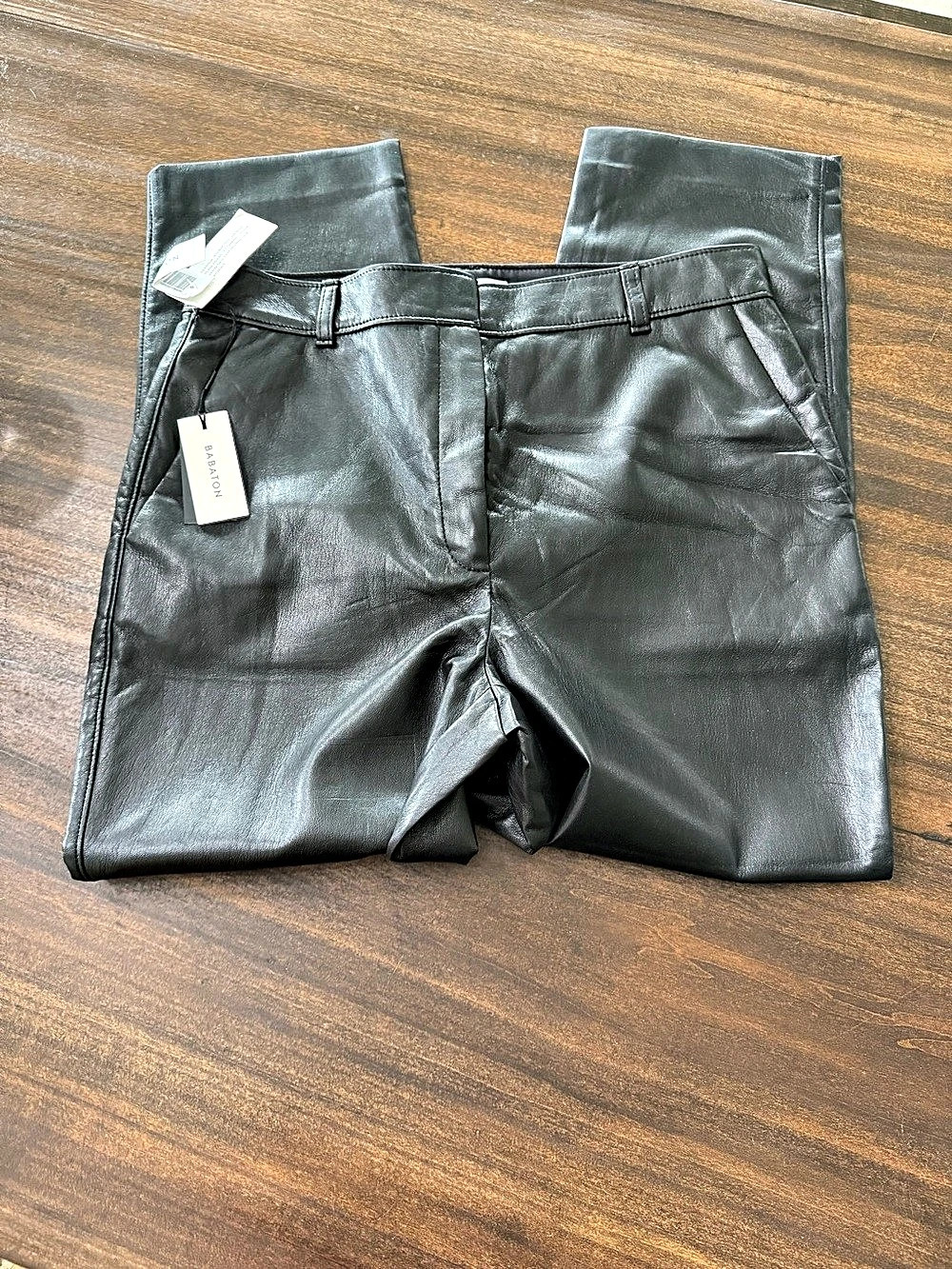 Babaton Melina Pant Straight Leg Black Size 12